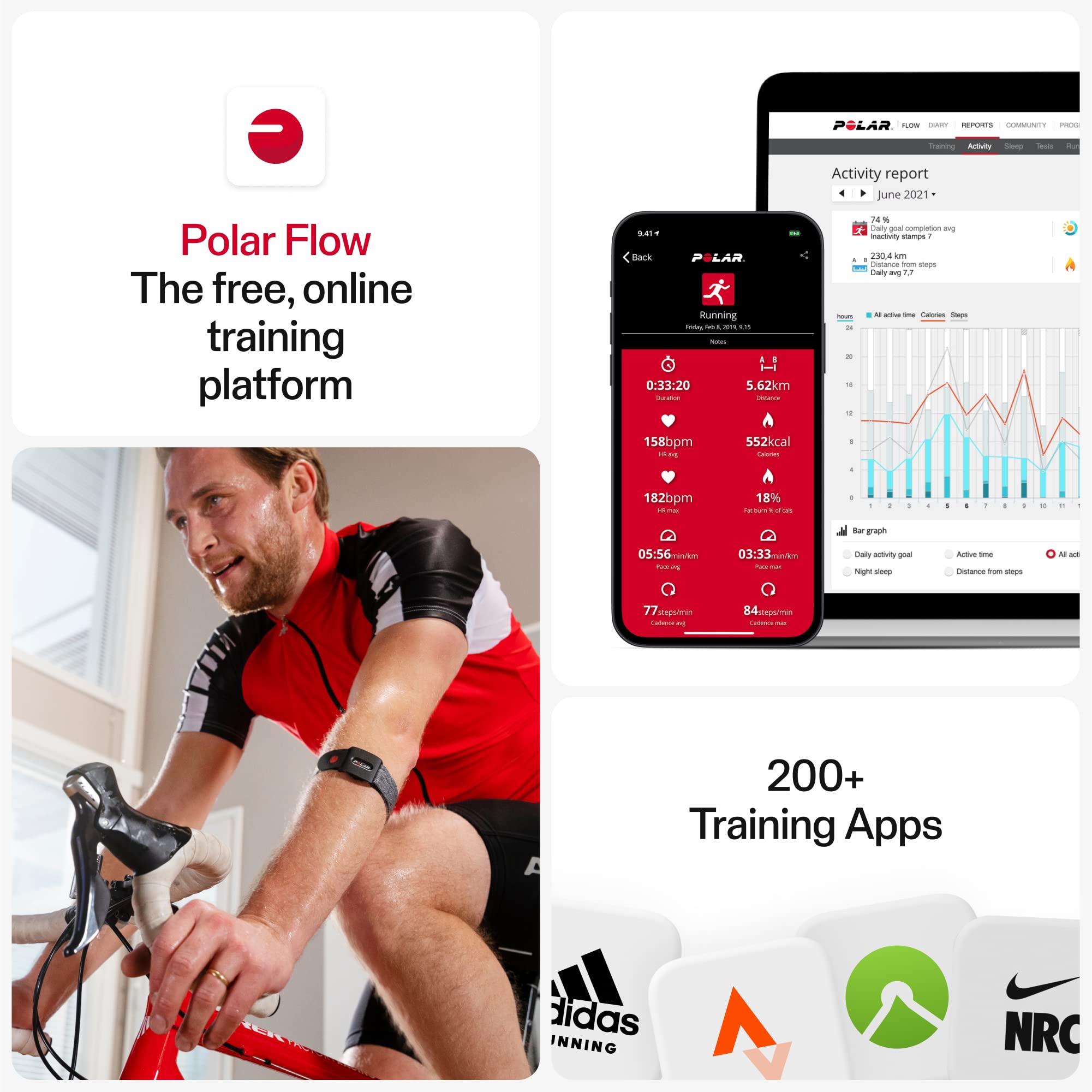 Polar Verity Sense - Optical Heart Rate Monitor Armband for Running, Cycling, Swimming & Fitness Tracking - Accurate Wearable Workout Tracker for Athletes & Gym Enthusiasts