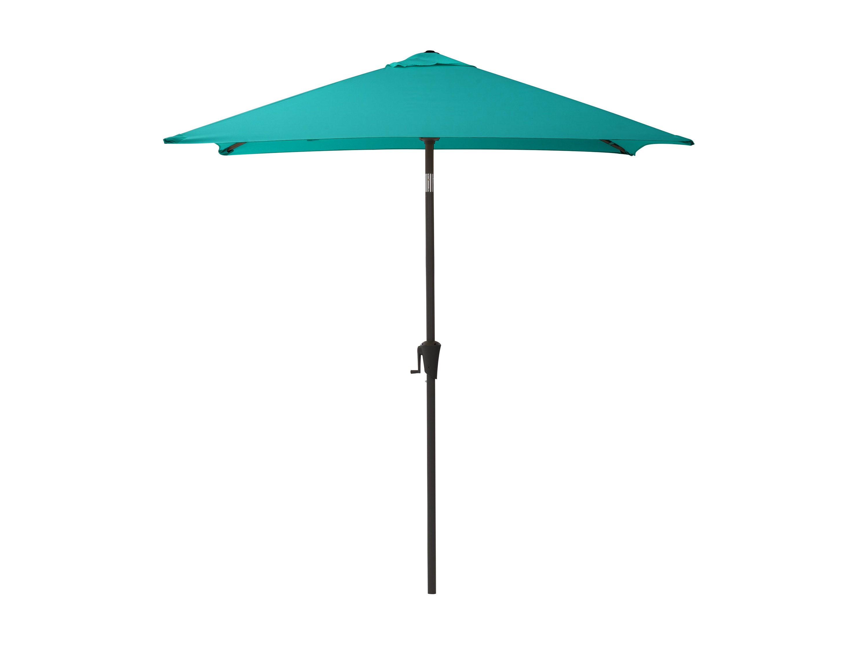 9ft Square Turquoise Patio Umbrella - UV Protection Outdoor Market Umbrella for Poolside, Beach, Backyard & Patio Furniture