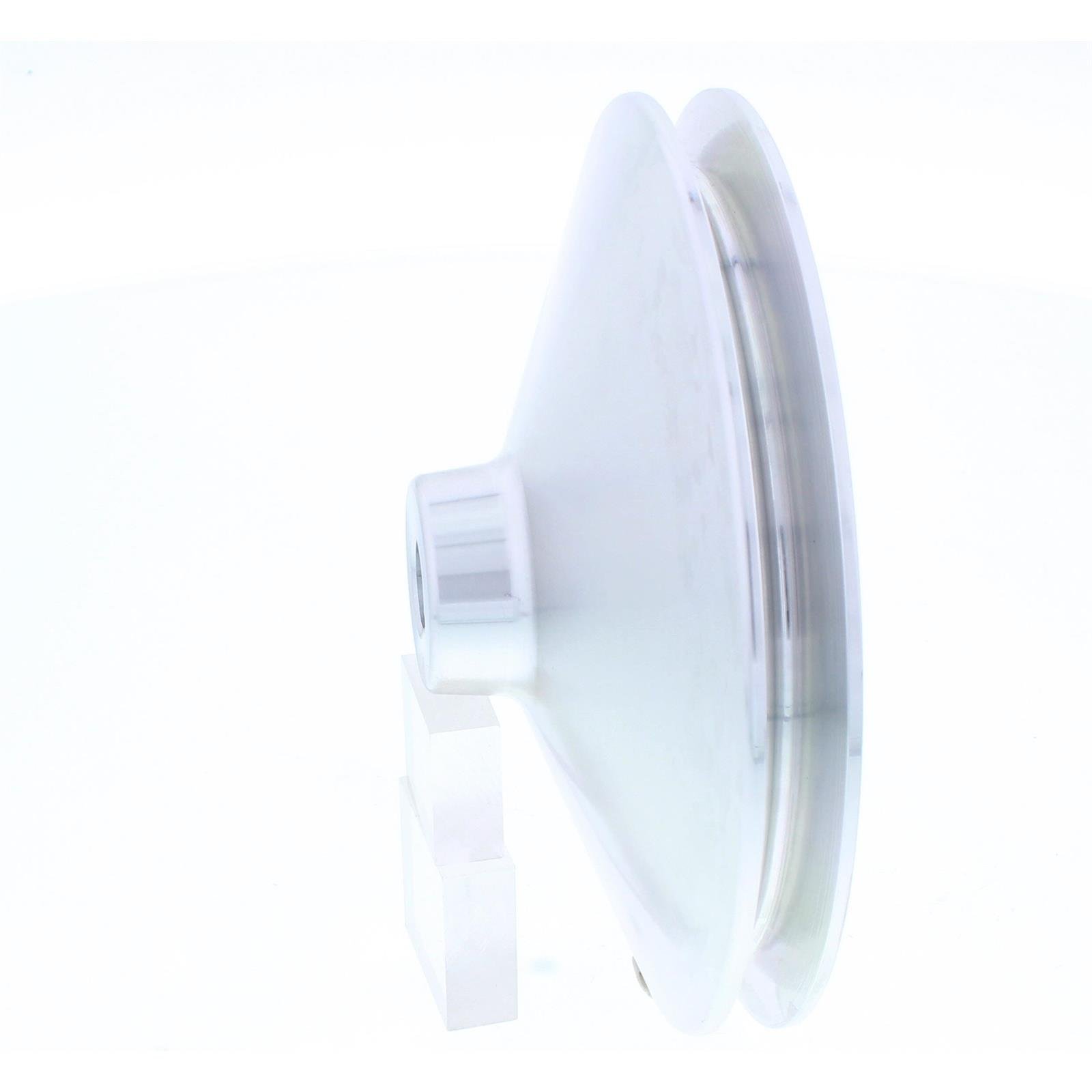 High-Performance Single Groove Power Steering Pump Pulley - CNC Billet Aluminum for Short Pump Applications - Perfect for Automotive Upgrades & Racing Modifications