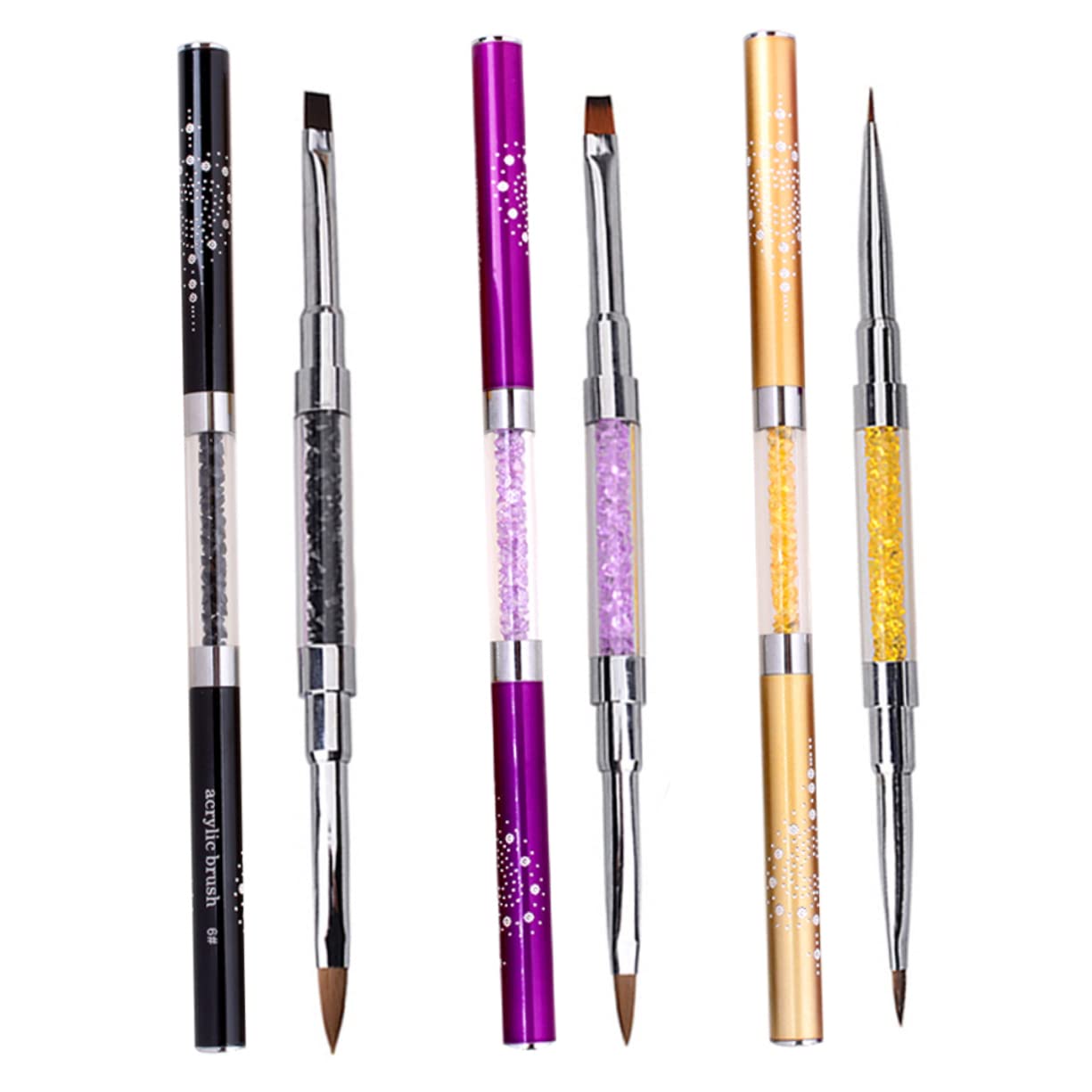 Minkissy Nail Art Brush Pen for Gel Nails & 3D Drawing - Salon & Home Use