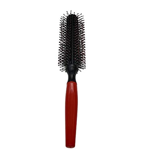 Kira Professional Detangling Hair Brush for Men, Women & Kids - Soft Bristles for All Hair Types - Black (RH-Red) - Perfect for Home, Travel & Salon Use