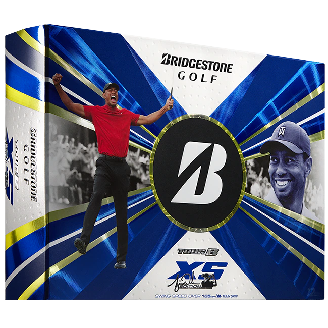 2022 Tour B XS Tiger Woods Edition Golf Balls - Premium Performance for Low Spin & Distance - Perfect for Golf Tournaments & Practice Rounds