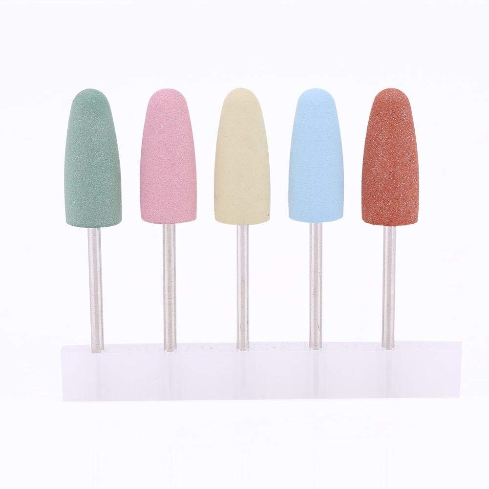 Professional Stainless Steel Nail Drill Bit Set for Manicure - 10PCS Nail Grinders & Trimming Tools for Acrylic, Gel Nails - Smoothing Drill Bits for Nail Art, Salon & Home Use