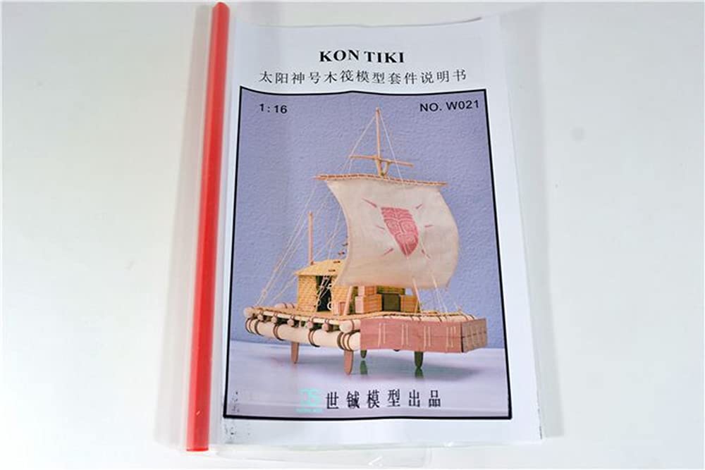 Kon-Tiki Raft Wooden Model Ship Kit - 1/18 Scale 15.8