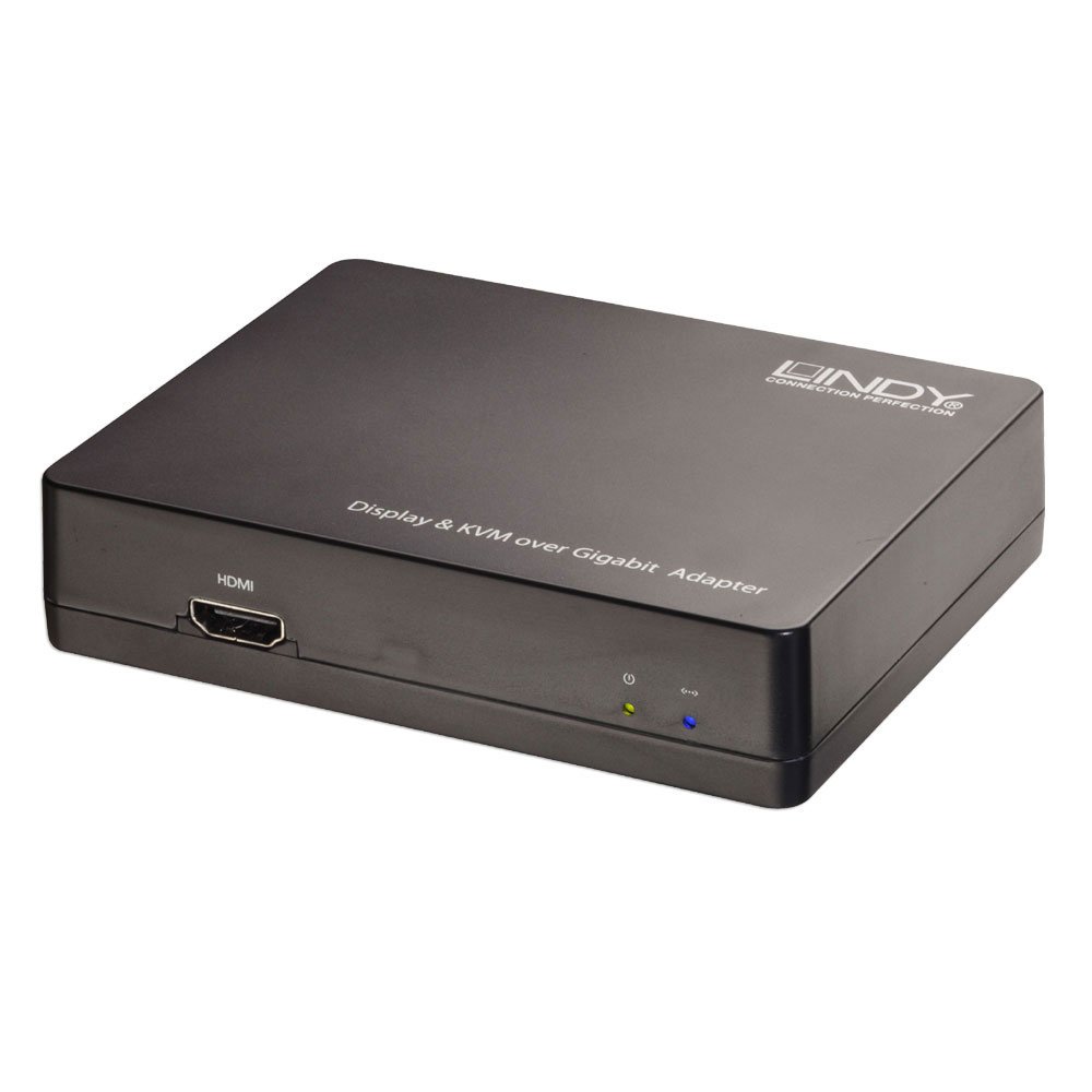 LINDY KVM Gigabit Console Adapter HDMI (38082) - High-Speed HDMI KVM Switch for Remote Server Management & IT Professionals - Perfect for Data Centers, Network Control Rooms & IT Support Teams