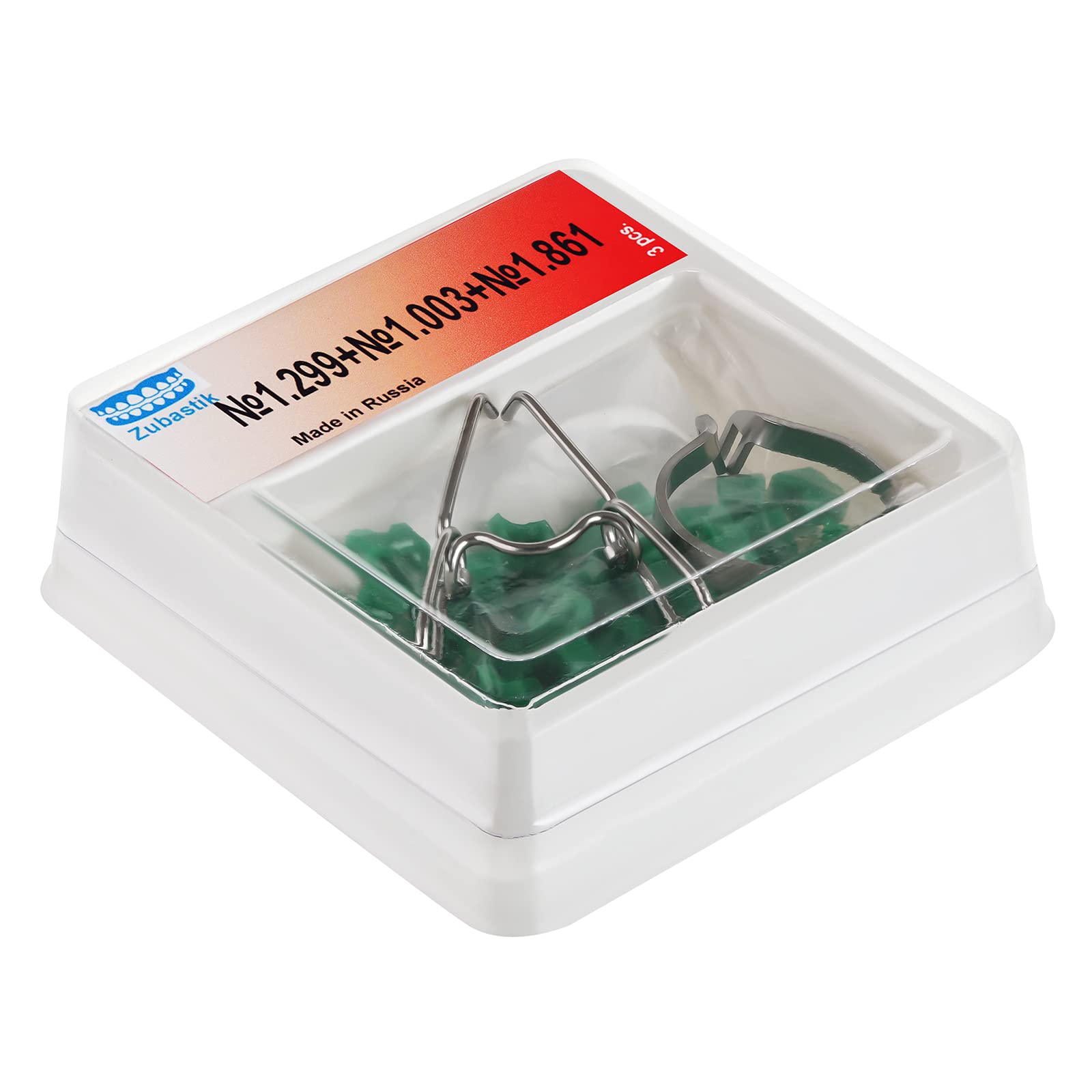 Delta Ring & Springclip Dental Matrix System - 40pcs Elastic Wedges & Contoured Sectional Matrices for Molar Restorations | Ideal for Class II Cavity Preparations & Dental Bonding Procedures