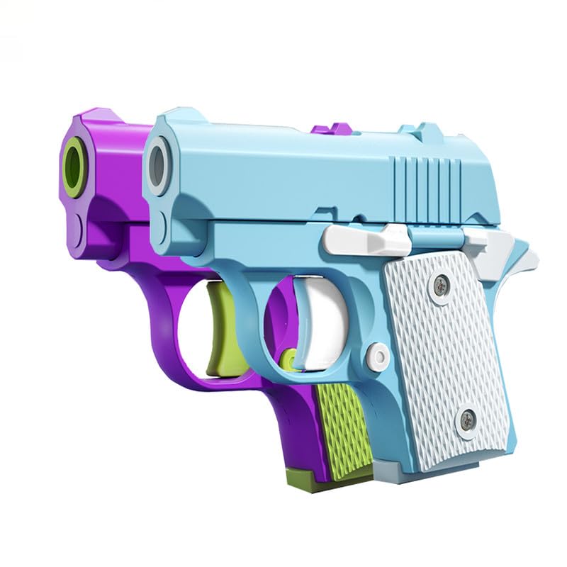 3D Printed 1911 Pistol Fidget Toys for Adults & Kids - Stress Relief & Anxiety Relief Gadgets for ADHD, Perfect Gift for Friends (2-Pack) - Great for Office, Home, or Travel Use