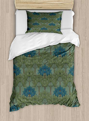 Army Green and Slate Blue