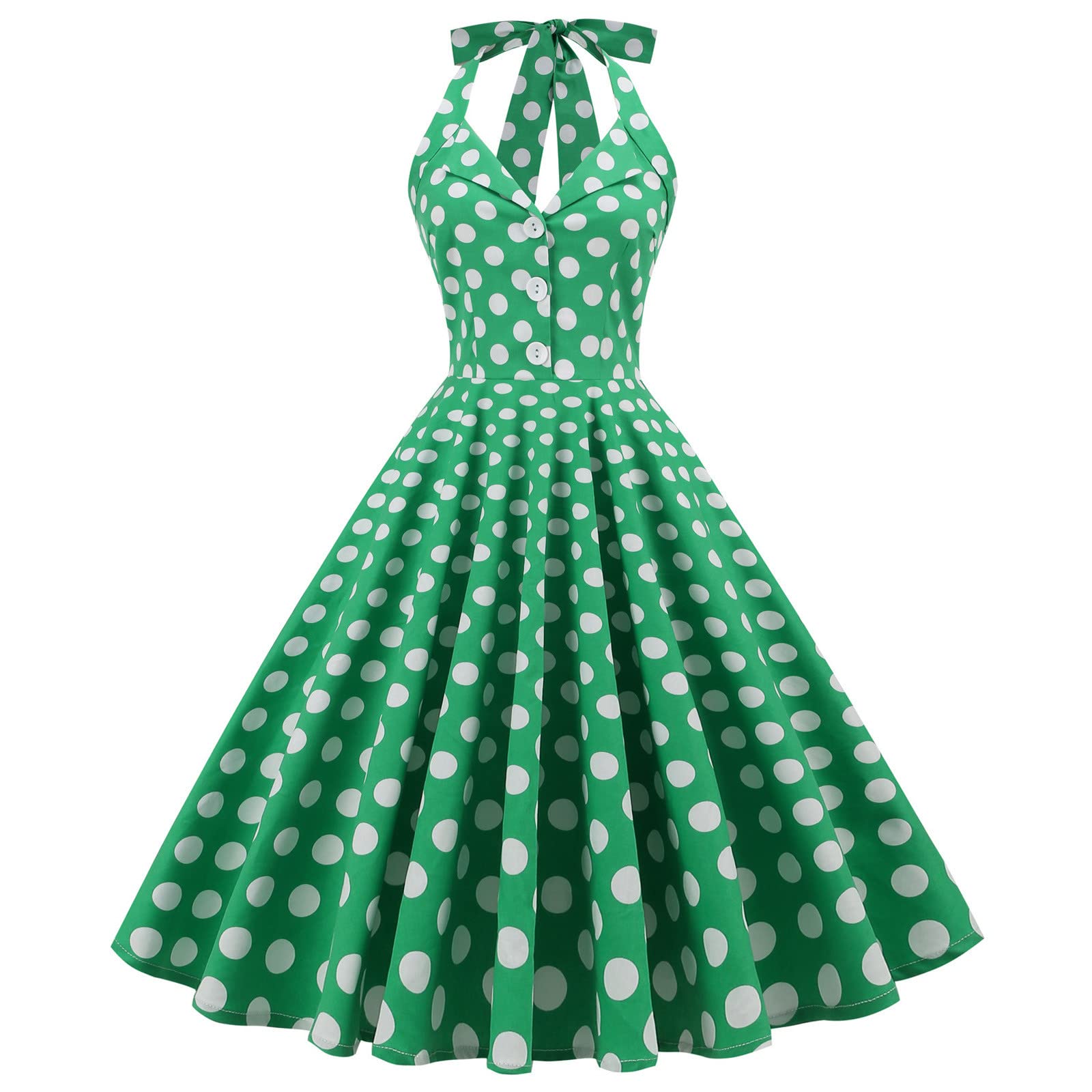 Vintage 1950s One Shoulder Swing Dress - Sexy Sleeveless Plaid Midi Cocktail Dress for Women | Perfect for Prom, Party & Evening Events