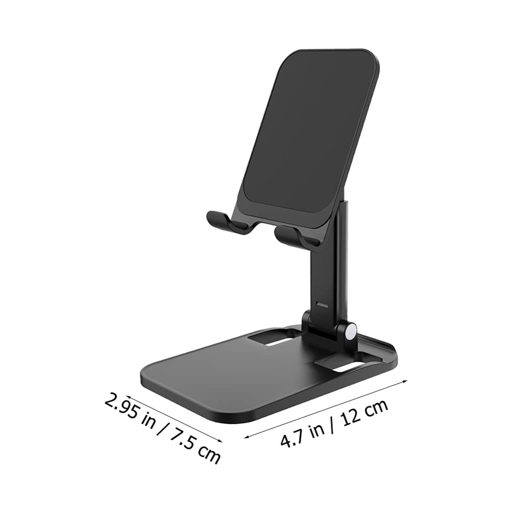 1Pc Aluminum Foldable Phone Stand - Adjustable Mobile Phone Holder for Desk, Bed, Office, and Home Decor, Perfect for Watching Videos and Video Calls