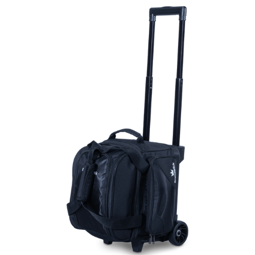 Brunswick Zone Single Roller Black Bowling Bag - Durable & Lightweight for League Play & Practice | Perfect for Travel & Tournaments