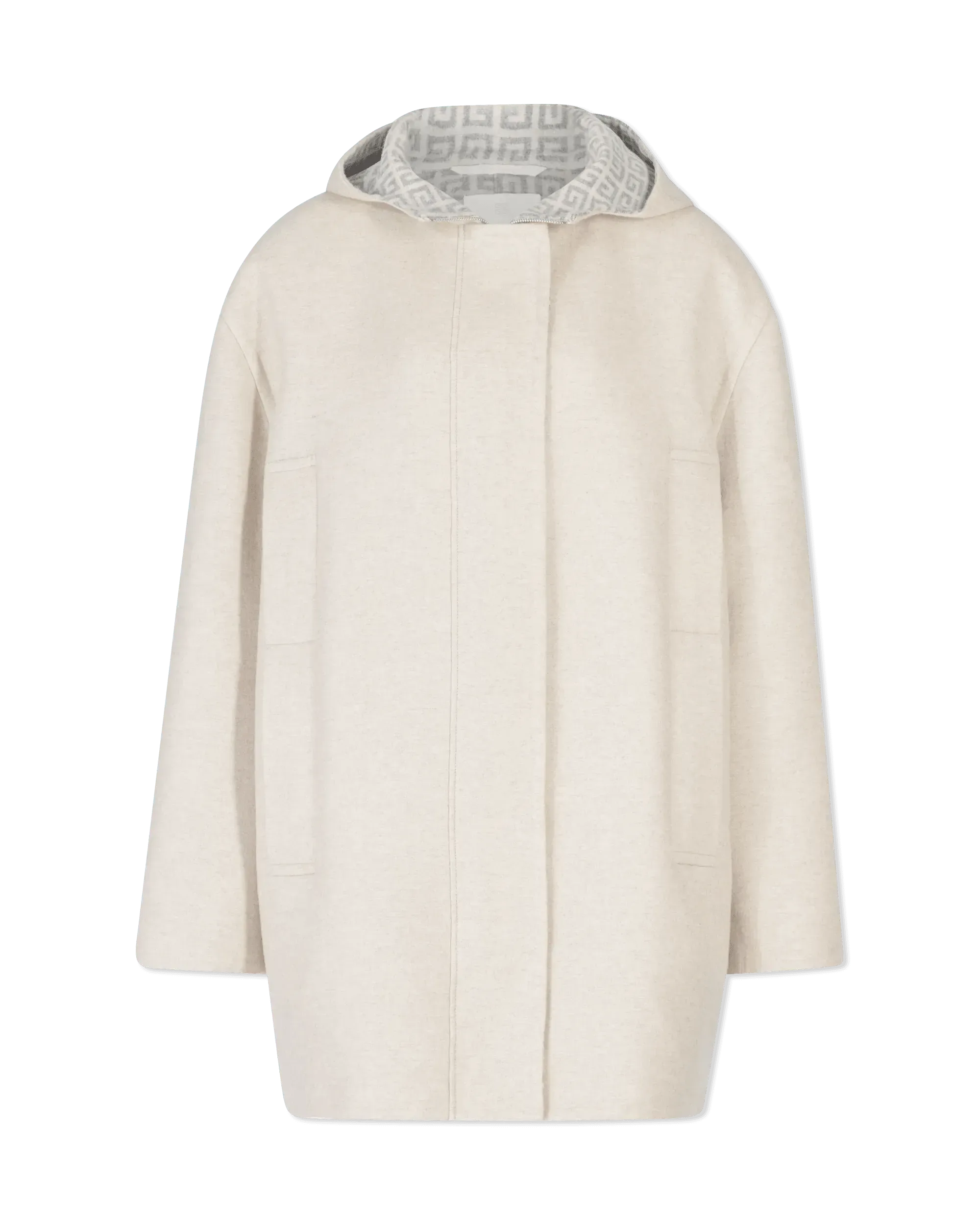 Luxury Logo Lined Cashmere Coat for Women - Soft Warm Winter Overcoat - Perfect for Office, Parties & Formal Occasions