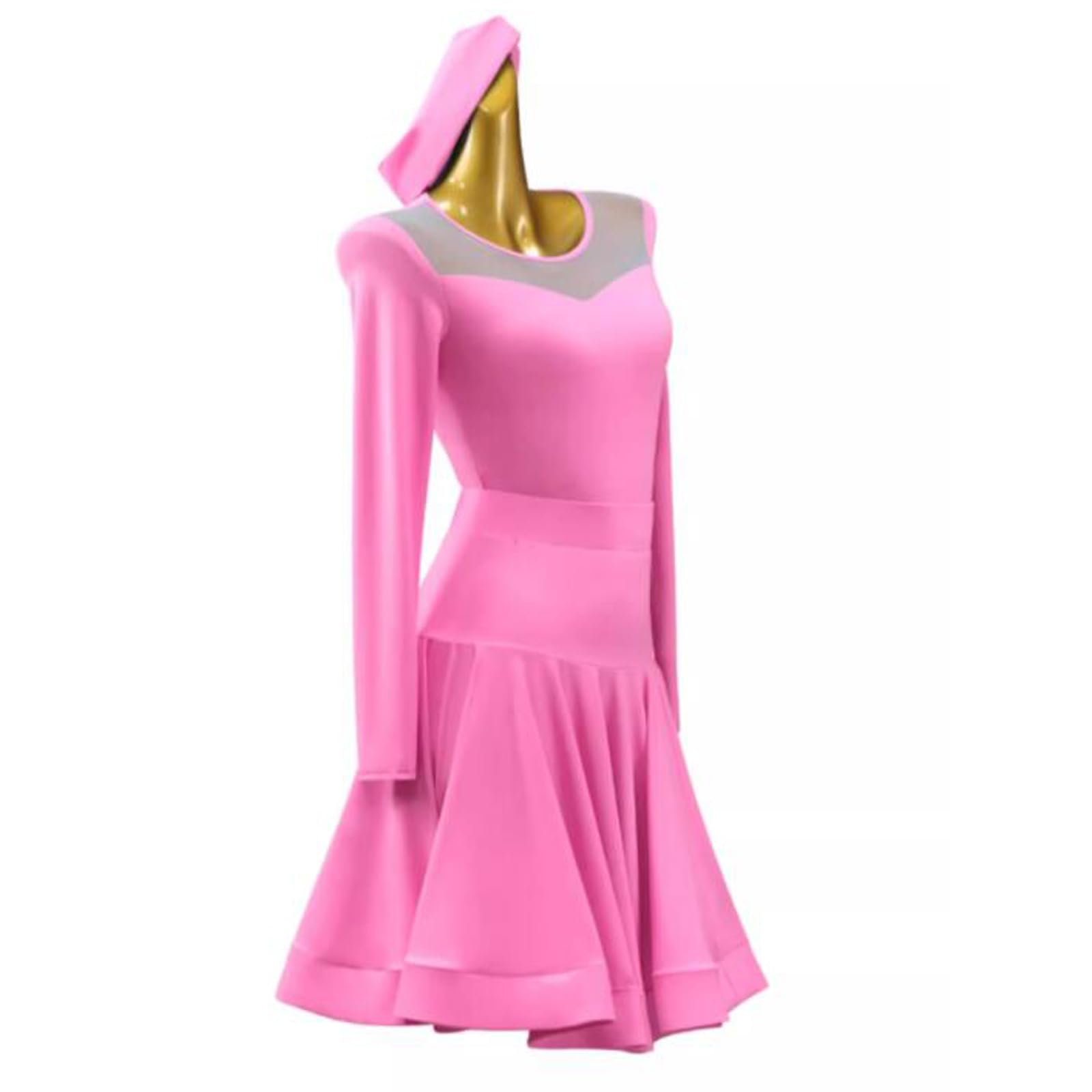 Minkate Women's Latin Dance Dress - Cha Cha, Tango & Ballroom Practice Outfit for Training & Performance | Elegant & Comfortable Dancewear for Social Dancing & Competitions