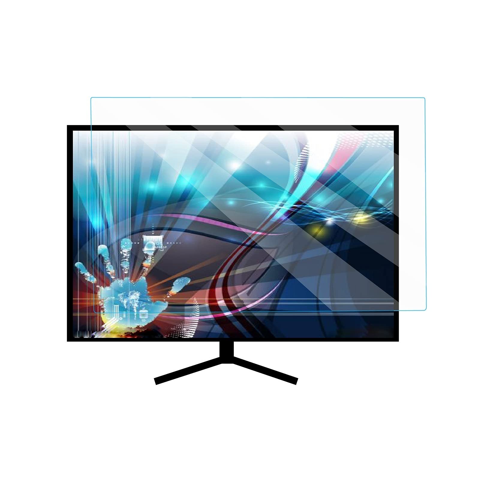 CHHD Matte TV Screen Protector 32-75 Inch | Anti Blue Light & Anti Glare Filter Film | Eye Protection for LCD/TV, PC & Mac Monitors | Matte Version (40 inch 875x483mm) | Perfect for Home Theater, Office & Gaming Setup
