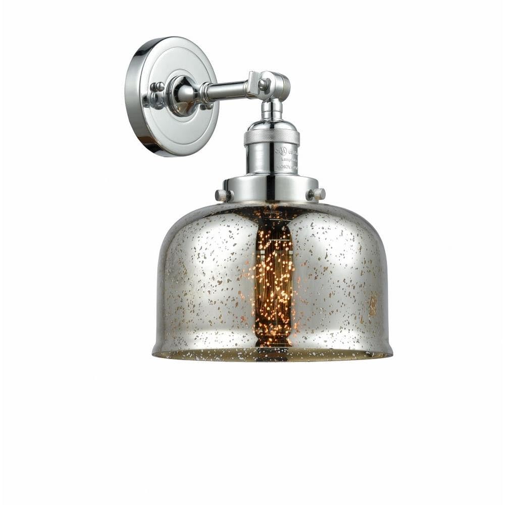 Innovations 203-PC-G78 1 Light Wall Sconce in Polished Chrome - Perfect for Bedroom, Hallway, and Entryway Lighting