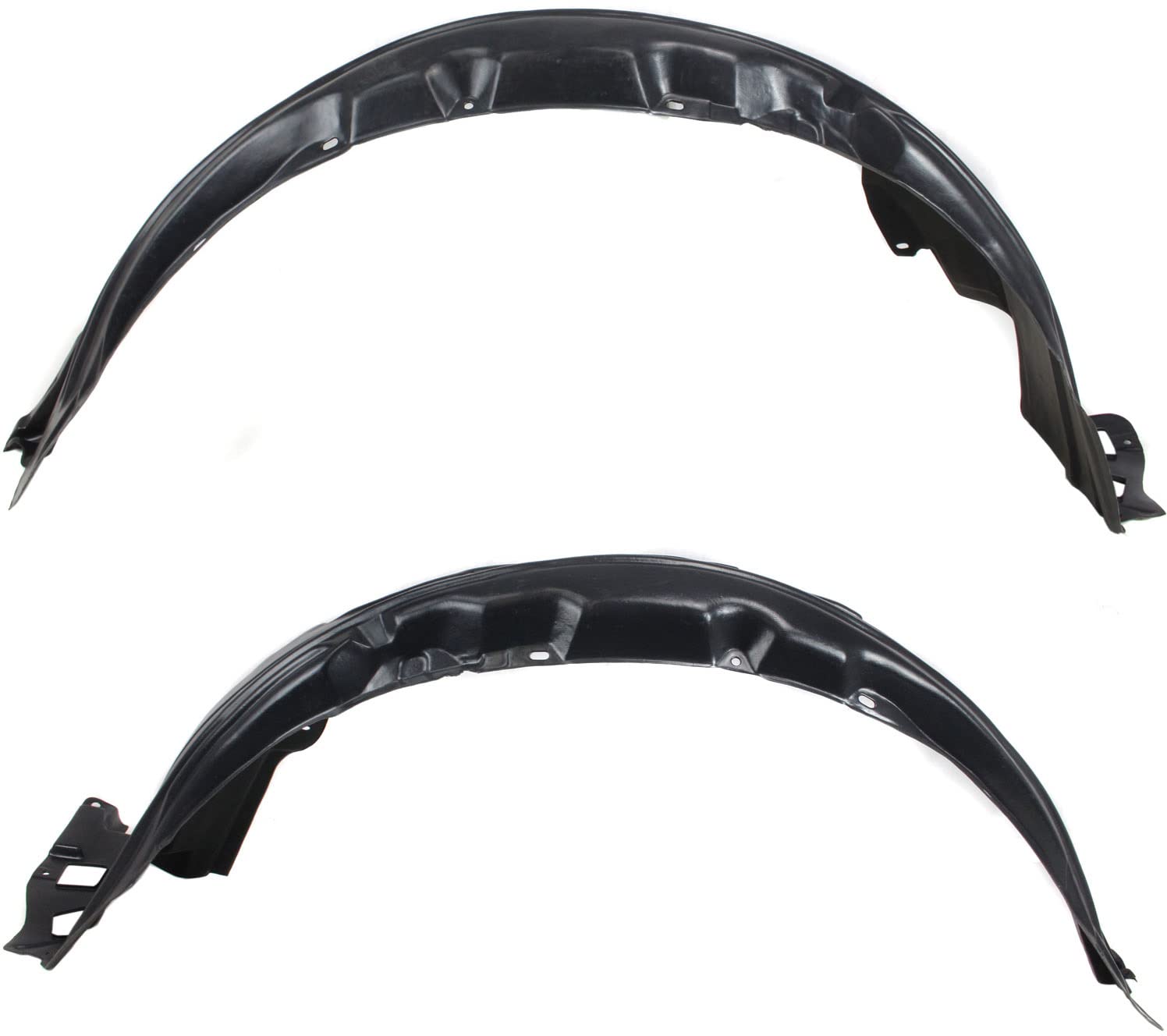 Evan Fischer Front Fender Liners Set of 2 - Compatible with 2007-2012 Acura RDX, Driver & Passenger Side (AC1249122, AC1248122) | Durable Plastic Replacement Parts for Off-Road Protection & Mud Splash Prevention