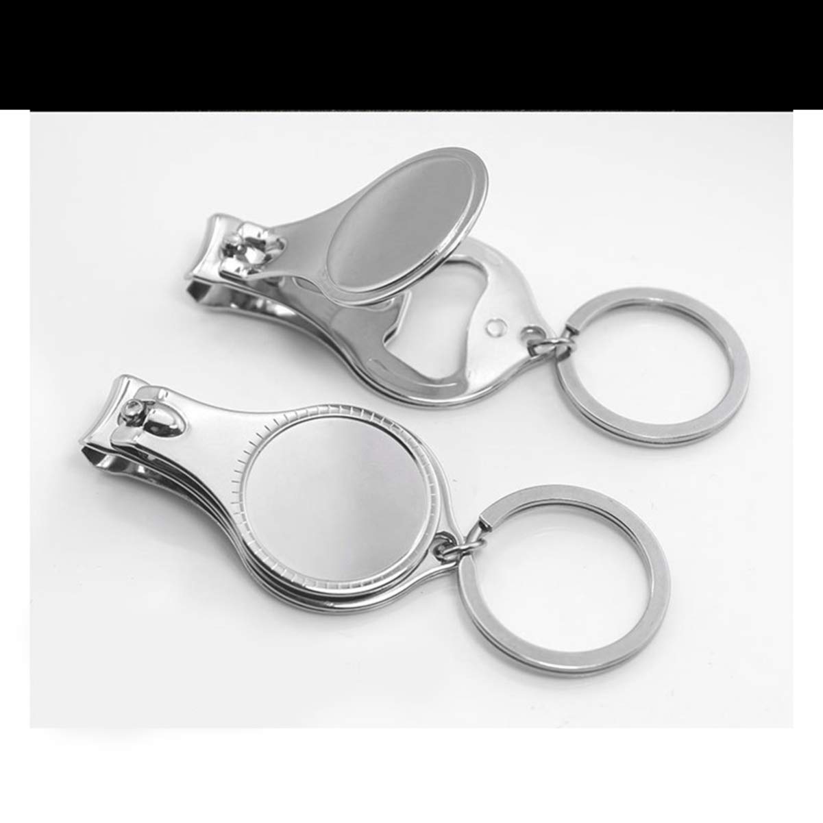 Professional Stainless Steel Nail Clippers Set - Manicure Pedicure Kit with Nail Scissors & Bottle Opener - Perfect for Home, Travel & Salon Use
