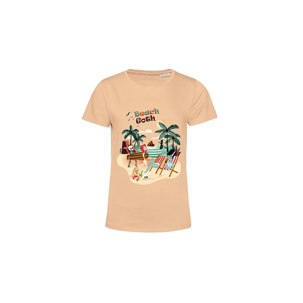 Laliblue Beach Goth T-Shirt - Trendy Graphic Tee for Women & Men | Perfect for Concerts, Festivals & Casual Wear