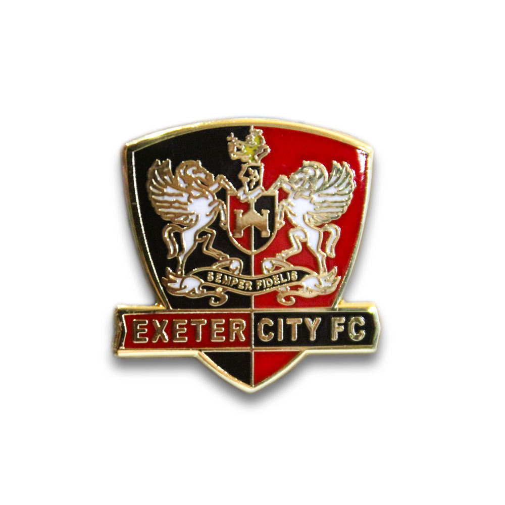 Exeter City FC Pin Badge - Official Football Club Enamel Lapel Pin - Perfect for Fans, Collectors & Match Day Outfits