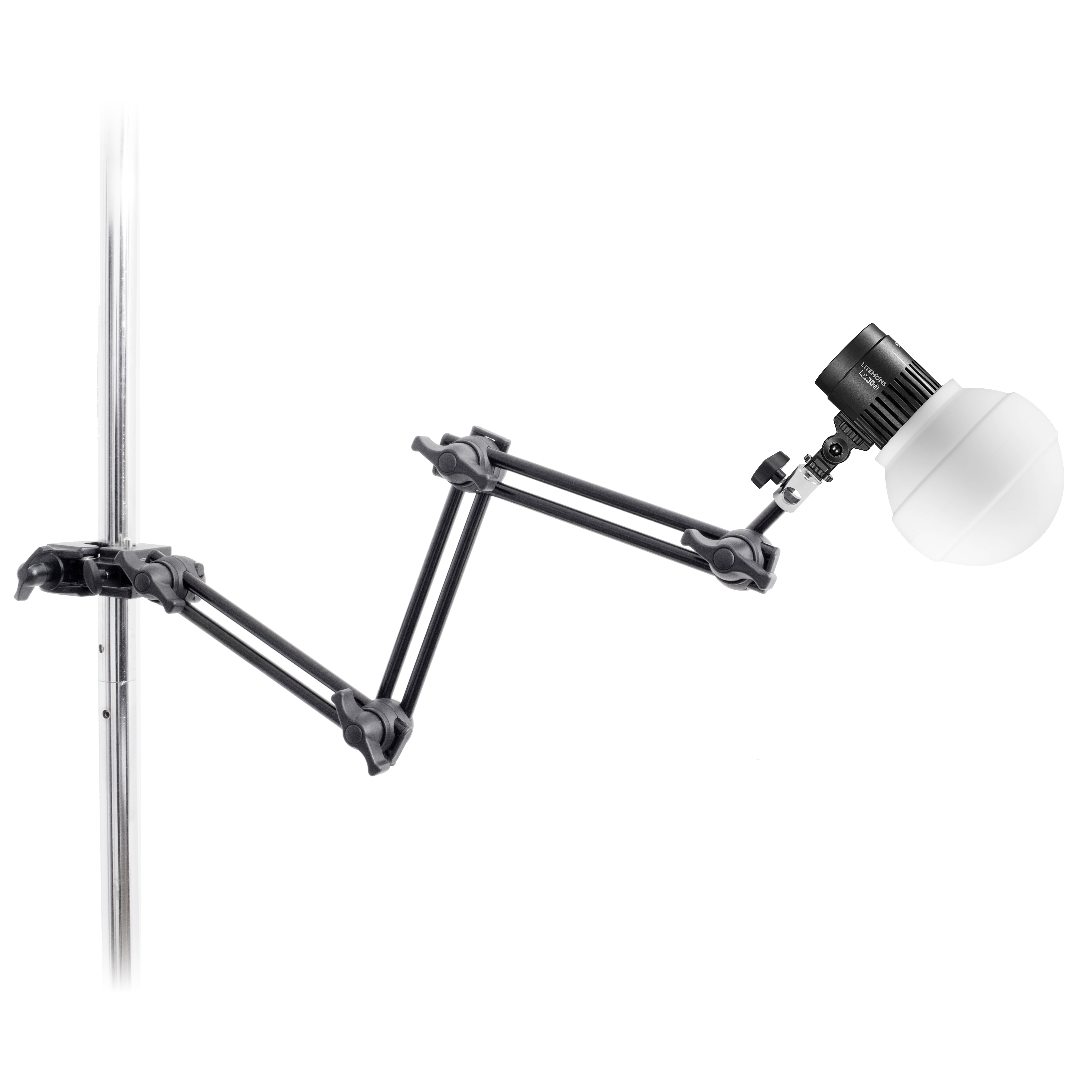 LC30BI Single Head Adjustable Mount Kit - Universal Camera Mount for DSLR, Action Cam, Smartphone - Perfect for Vlogging, Live Streaming & Outdoor Photography