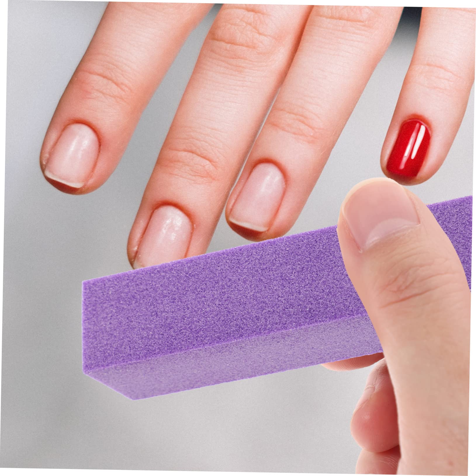10pcs Professional 4-Sided Nail Buffer Blocks - Natural Nail Files, Sanding & Polishing Tools for Manicure & Nail Art | Perfect for Home Salon, Travel & DIY Nail Care