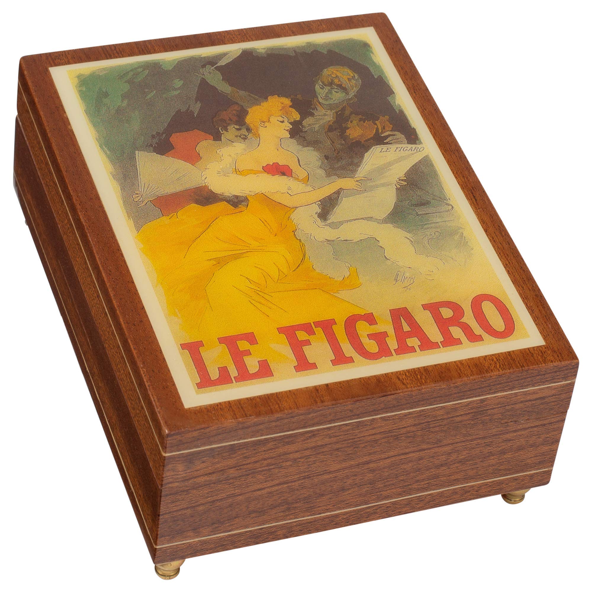 Exquisite Figaro Opera Music Jewelry Box - Plays Mozart's Enchanting 'Le Nozze di Figaro' Aria | Perfect Gift for Classical Music Lovers & Jewelry Storage
