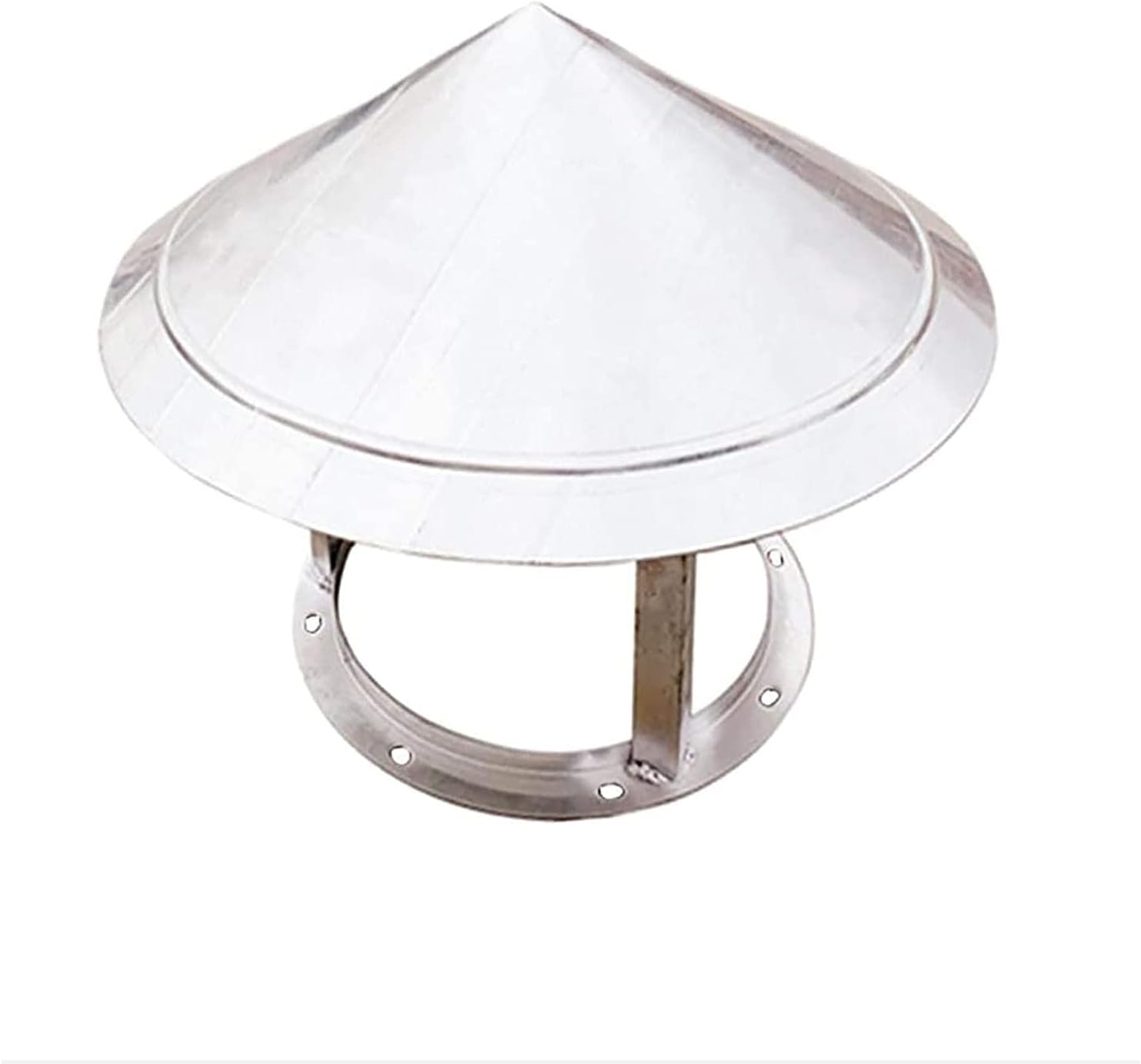 Stainless Steel Chimney Cowl Cap - 300mm Roof Flue Pipe Rain Cover Protector for Heating Stove & Exhaust Vent | Weatherproof & Durable | Perfect for Fireplace, Wood Stove, and Outdoor Heating Systems