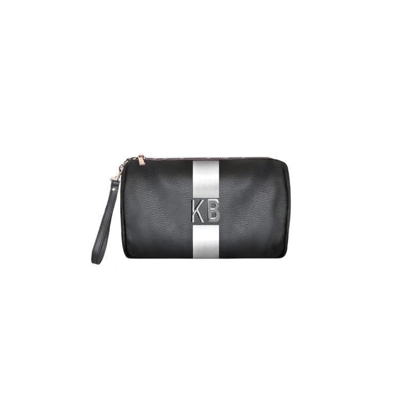 Italian Leather Beauty Case Pochette - Personalized Makeup Bag for Women | Perfect for Travel, Gym & Everyday Use