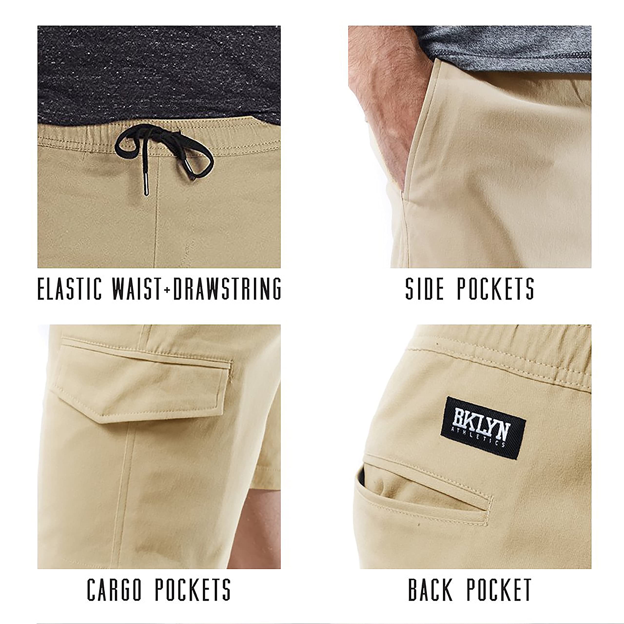 Men's Soft Twill Multi-Pocket Cargo Shorts - Comfortable & Stylish Casual Wear for Outdoor Activities, Travel & Summer Adventures