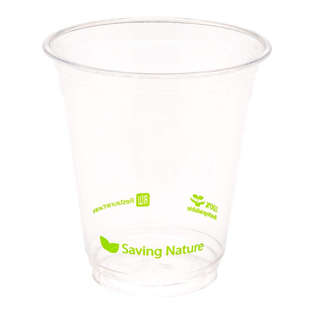 Eco-Friendly 12 oz Clear PLA Plastic Disposable Cold Cups - 1000 Pack | Zero Waste Restaurantware for Water, Soda & Juice | Perfect for Parties, Events & Sustainable Dining