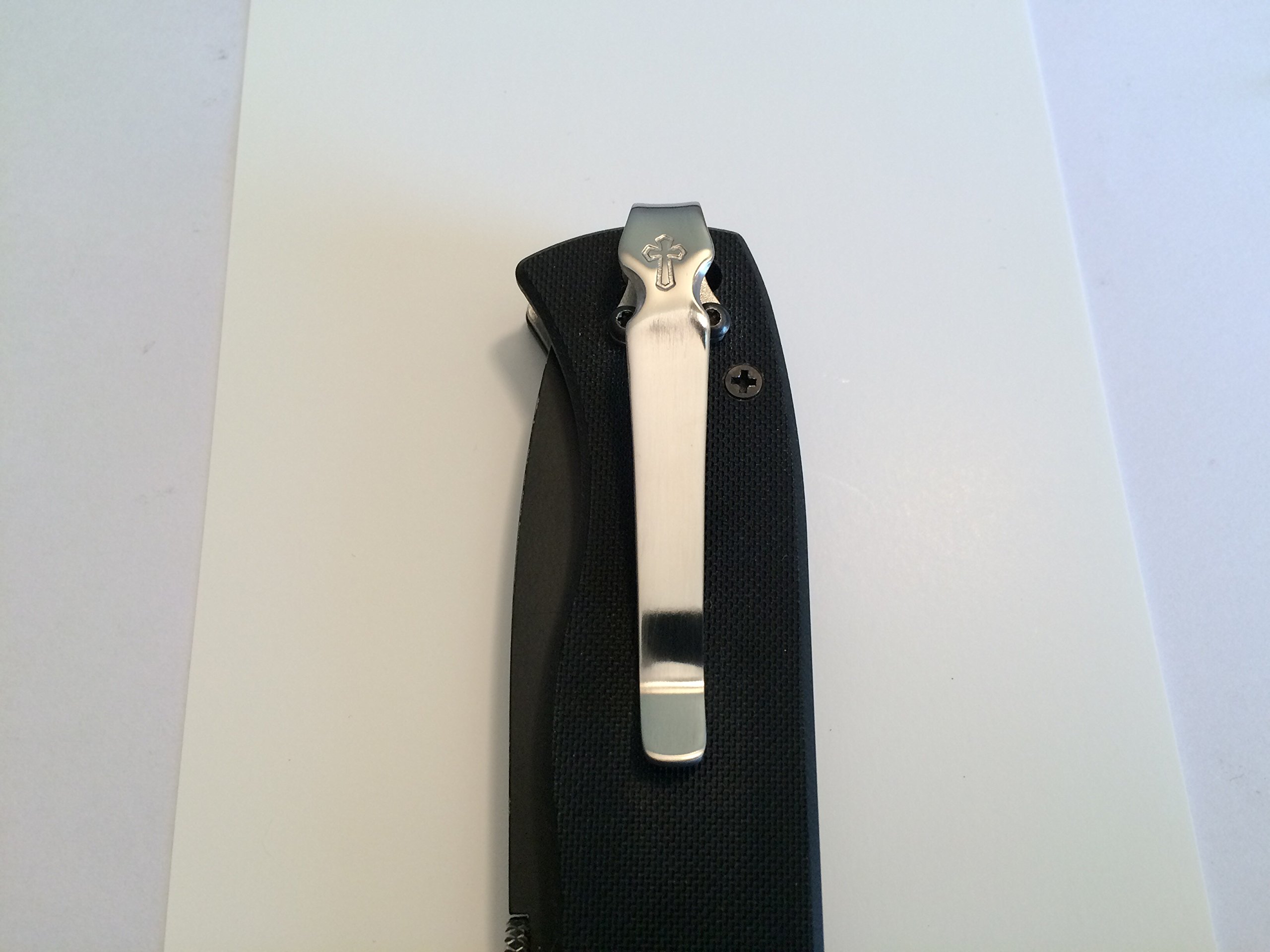 Premium Titanium Deep Carry Pocket Clip for Emerson Folding Knives | Secure & Durable EDC Accessory for Outdoor, Camping & Tactical Use