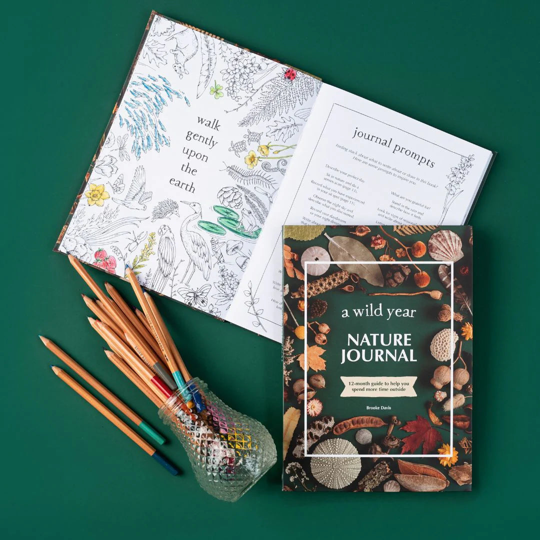 A Wild Year Nature Journal - 365 Days of Outdoor Adventure & Wildlife Observation - Perfect for Hiking, Camping, and Nature Exploration