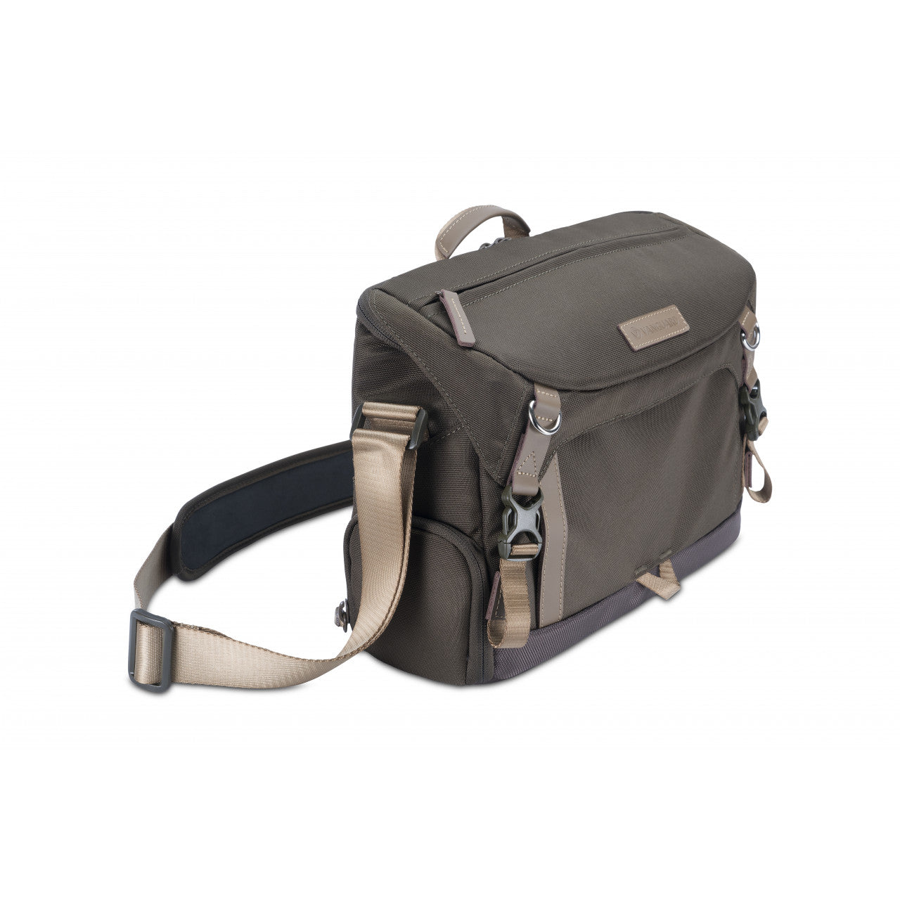 VEO GO 34M KG Shoulder Camera Bag - Waterproof DSLR/SLR Camera Case with Adjustable Strap, Khaki Green - Perfect for Travel, Hiking & Outdoor Photography