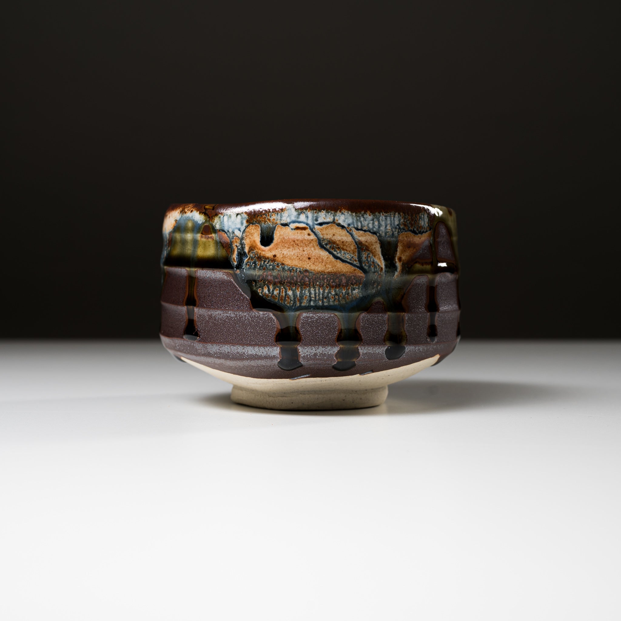 Premium Matcha Bowl Set - Handcrafted Volcanic Stone Ceremonial Tea Cup for Japanese Green Tea | Perfect for Tea Ceremonies, Zen Meditation & Home Decor
