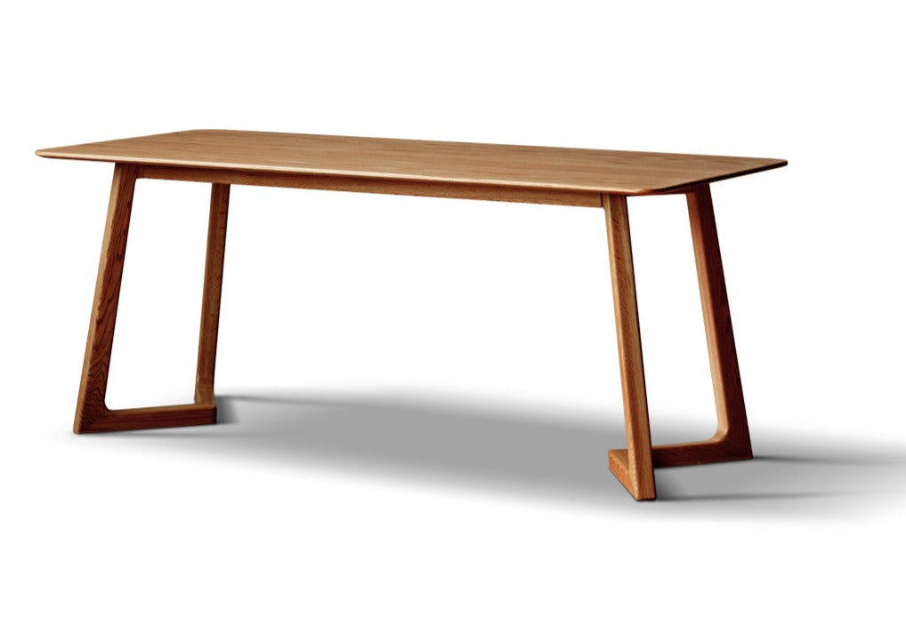 Premium Solid Oak Wood Large Office Desk - Spacious Workstation for Home & Business Use - Ideal for Writing, Studying & Remote Work