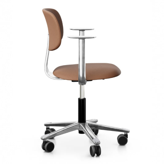 HÅG Tion 2160 Elmo Polished Office Chair - Ergonomic Adjustable Swivel Task Chair with Lumbar Support for Home & Office Workspace