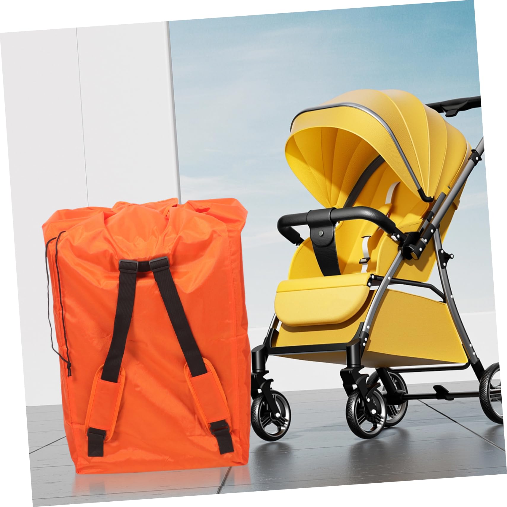 iplusmile 3-Piece Travel Stroller Wagon Seat Bag Set - Waterproof Duffle Organizer for Baby Gear, Clothes & Essentials | Perfect for Airplane, Road Trips & Theme Park Adventures