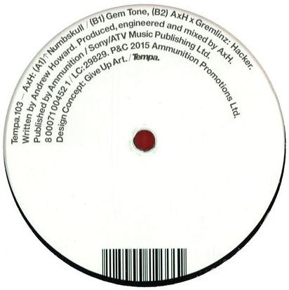 AxH – Numbskull 12 Tempa – Tempa.103 Vinyl Record | Electronic Music | Drum & Bass | DJ Mixing & Club Performance | Perfect for DJs, Collectors, and Electronic Music Enthusiasts