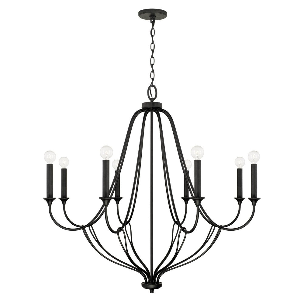 Luella Chandelier - Elegant Crystal Ceiling Light Fixture for Dining Room & Living Room | Modern Home Decor Lighting | Perfect for Weddings & Luxury Interiors