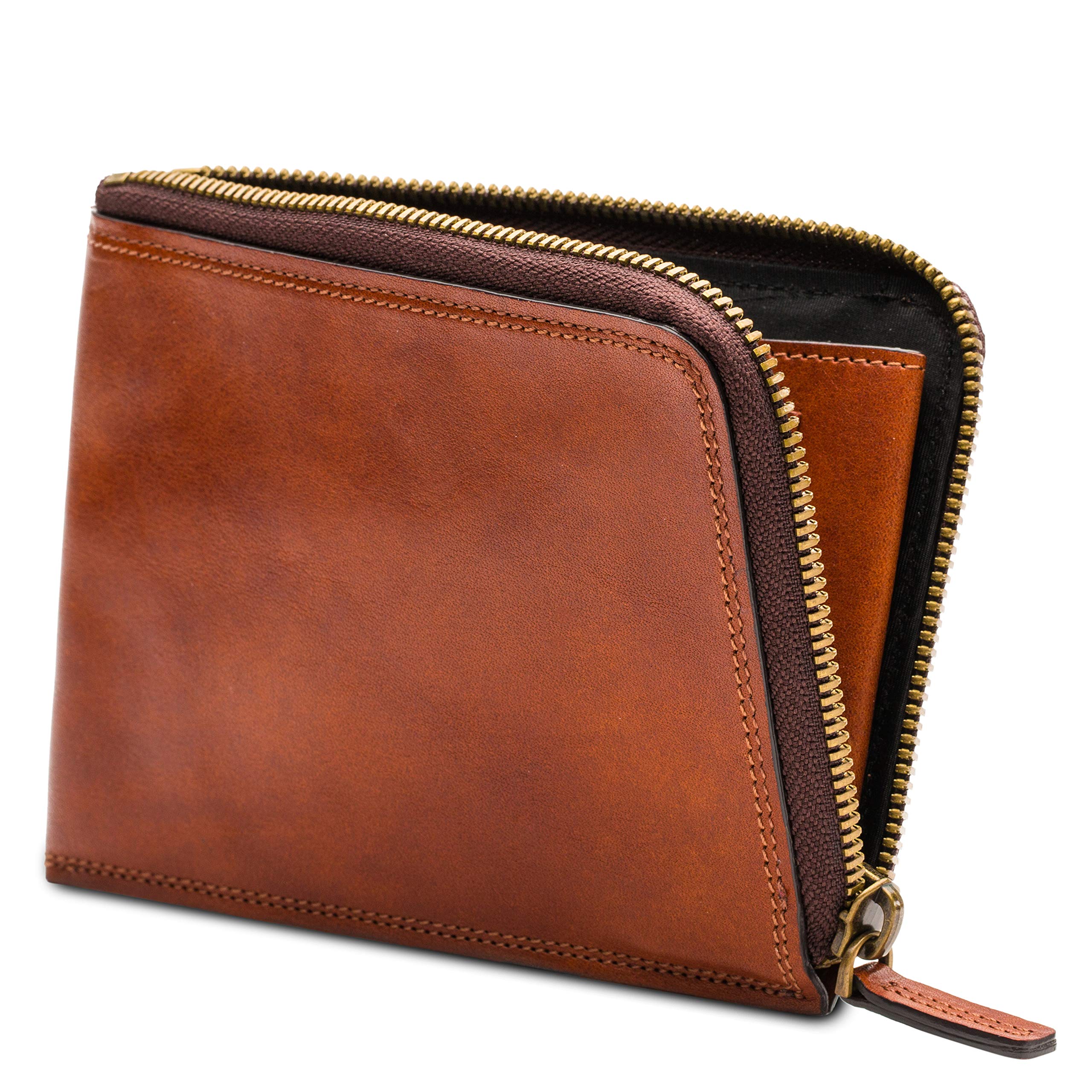 Bosca RFID Blocking Leather Passport Holder for Men & Women - Classic Vintage Travel Wallet with Gift Box | Perfect for International Travel, Business Trips & Vacation Essentials