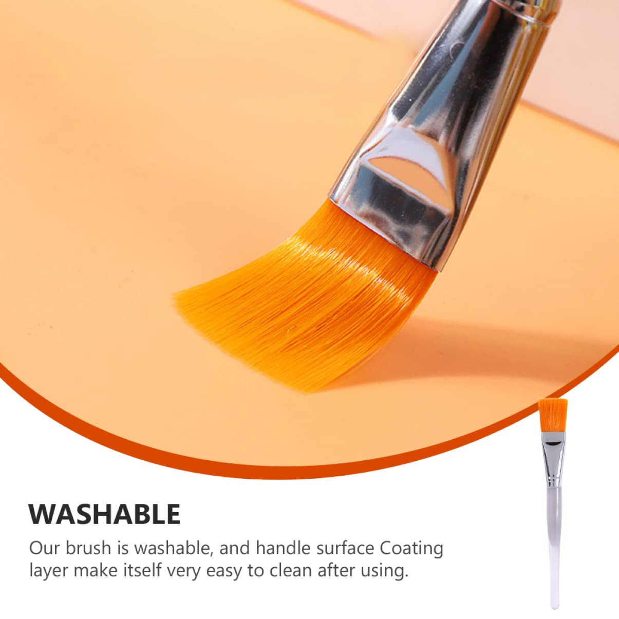 Professional Clear Plastic Skin Facial Applicator Brush - Beauty Body Care & Makeup Tool for Salon, Gel Mask Application, Butter Manual Cosmetic (Transparent) | Perfect for Home Spa & Professional Makeup