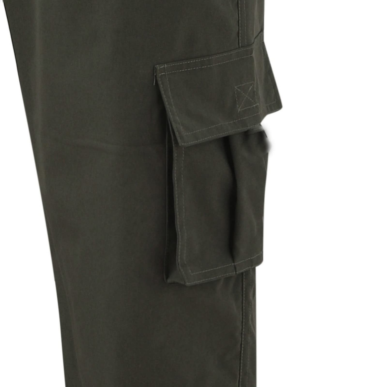 **Men's Workout Cargo Pants - Heavy Duty Stretch Joggers with Pockets for Gym, Hiking & Outdoor Activities**