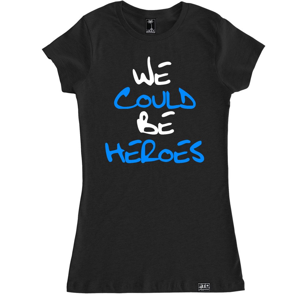 FTD Apparel Women's We Could Be Heroes Graphic T-Shirt - Soft Cotton Casual Tee for Everyday Wear, Street Style & Superhero Fans