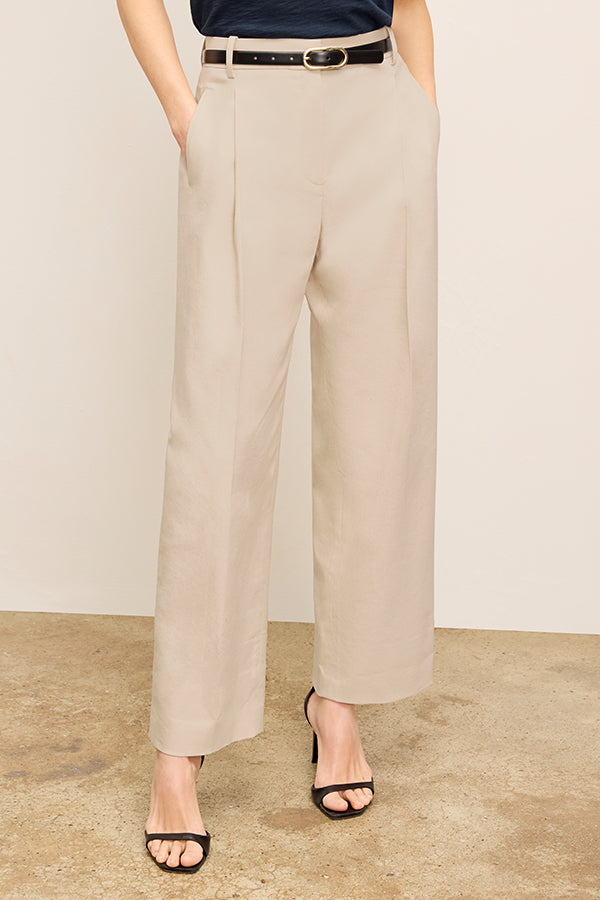 Arlo Breeze Pant - Soft Cotton Viscose Blend Women's Casual Pants in Natural Color | Perfect for Yoga, Lounge & Summer Outfits
