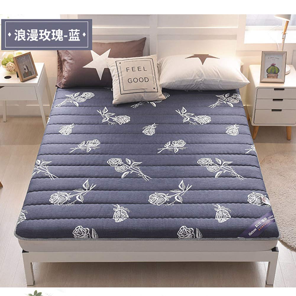 WJXBoos Foldable Non-Slip Mattress - 3 Inch Thick Breathable Tatami Floor Mattress, Soft Skin-Friendly Futon Sleeping Pad for Adults & Kids - Perfect for Guest Beds, Camping, Dorm Rooms & Home Use