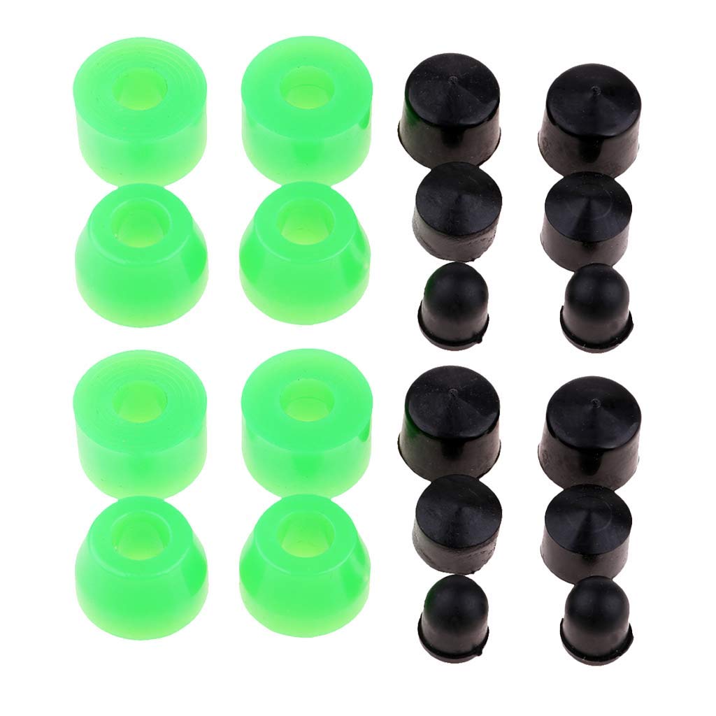 20x 85A PU Skateboard Bushings Replacement Cups Set - Durable Longboard & Skateboard Truck Parts for Smooth Ride & Performance