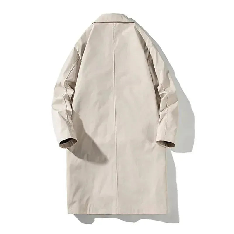 Stylish Men's Oversized Car Coat - Trendy Winter Long Coat for Men - Perfect for Casual Outings, Office Wear & Outdoor Activities