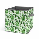 Shamrocks Green Leaves White