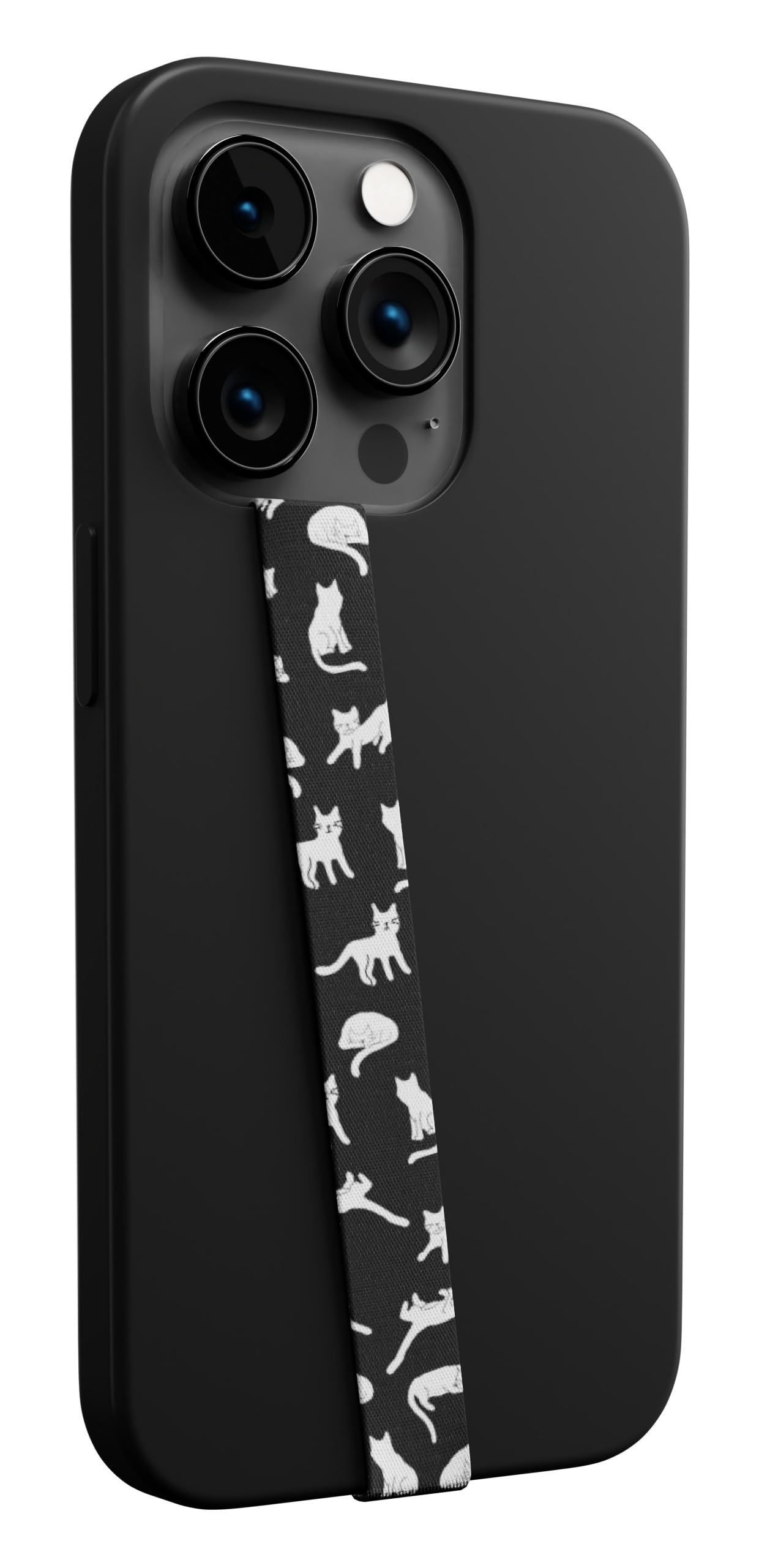Non-Elastic Phone Loops Grip Strap - Small Light Discreet Finger Holder for Cell Phones - Perfect for Running, Driving & Multi-Tasking Hands-Free Use
