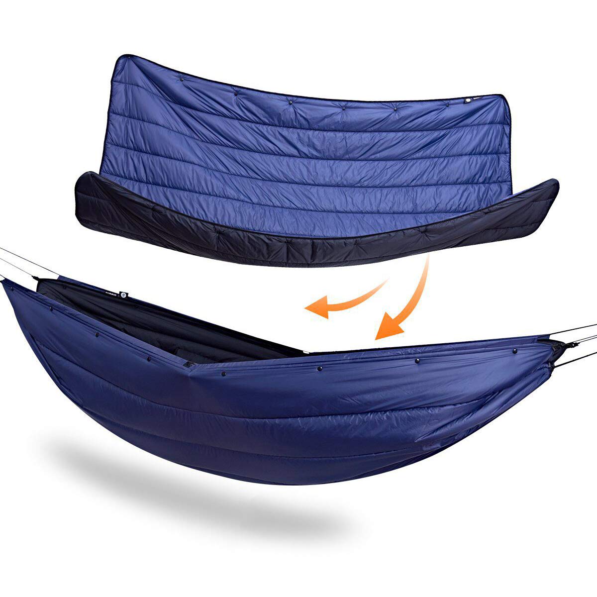 OneWind Double Hammock Underquilt - 3-4 Season Warm Insulated Camping Quilt, Ultralight & Portable for Hiking, Backpacking - Perfect for Outdoor Adventures, Camping Trips and Backyard Relaxation